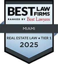 Logo of Best Law Frims Miami Real Estate Tier 1 2025